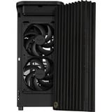 ASUS ProArt PA401 Wood TG PWM (Black) Torre Negro, Cajas de torre negro, Torre, PC, Negro, ATX, Vidrio templado, 16 cm