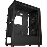 ASUS ProArt PA401 Wood TG PWM (Black) Torre Negro, Cajas de torre negro, Torre, PC, Negro, ATX, Vidrio templado, 16 cm