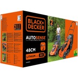 BLACK+DECKER CLMA4825L2-QW, Cortacésped naranja/Negro