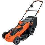 BLACK+DECKER Cortacésped a batería CLMA4825L2, 36 voltios naranja/Negro