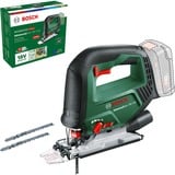 Bosch AdvancedSaw 18V power jigsaws 3000 spm 1,9 kg, Sierra de calar verde, Negro, Verde, 45°, Aluminio, Laminado, Plástico, Acero, Madera, Aluminio, Sin escobillas, 3000 spm
