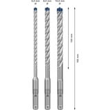 Bosch EXPERT juego de brocas para martillo SDS-plus-7X, 3 piezas, Conjuntos de brocas 