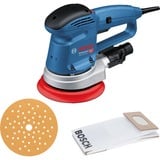Bosch GEX 34-150 Professional Lijadora rotorbital 12000 RPM 24000 OPM Negro, Azul, Gris, Rojo, Lijadora orbital azul/Negro, Lijadora rotorbital, Velcro, Negro, Azul, Gris, Rojo, 4500 RPM, 12000 RPM, 9000 OPM