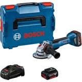 Bosch GWS 18V-10P PROFESSIONAL amoladora angular 12,5 cm 9000 RPM 1,9 kg azul/Negro, 9000 RPM, 12,5 cm, Batería, 1,9 kg, Motor sin escobillas