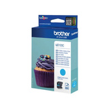 Brother LC123C cartucho de tinta 1 pieza(s) Original Cian Cian, 1 pieza(s), 600 páginas, Pack individual, Minorista