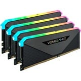 Corsair Vengeance CMN128GX4M4Z3600C18 módulo de memoria 128 GB 4 x 32 GB DDR4 3600 MHz, Memoria RAM negro, 128 GB, 4 x 32 GB, DDR4, 3600 MHz, 288-pin DIMM, Negro