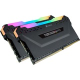 Corsair Vengeance RGB PRO módulo de memoria 32 GB 2 x 16 GB DDR4 3200 MHz, Memoria RAM negro, 32 GB, 2 x 16 GB, DDR4, 3200 MHz, 288-pin DIMM
