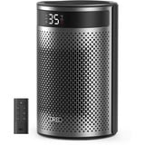 DREO Calefactor Atom 416, Termoventiladores negro/Plateado