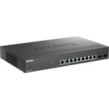 D-Link DMS-1250-10S/E, Interruptor/Conmutador negro