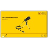 DeLOCK Micrófono de condensador USB negro