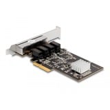 DeLOCK PCIe x4 a 4 x RJ45 Gbit, Adaptador de red 