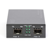 Digitus Convertidor de medios Gigabit Multimodo/Monomodo SFP negro