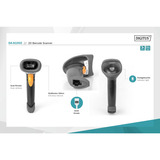 Digitus DA-81002, Escáner de código de barras negro