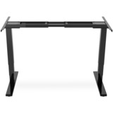 Digitus Estructura de mesa ajustable en altura eléctrica, motor dual, 3 niveles, Soporte negro