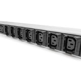 Digitus PDU IT básico con perfil de aluminio, 27 salidas, 24x C13, 3x C19, Regleta negro/Aluminio
