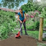 EINHELL Azada de batería Power X-Change GE-CR 18/20 Li E - Solo, 18 Voltios, Cortar rojo/Negro