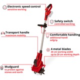 EINHELL GE-CR 18/20 Li E - Solo, Cortar rojo/Negro