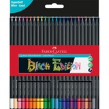 Faber-Castell 116424 laápiz de color Multicolor 24 pieza(s), Conjunto negro, Multicolor, 24 pieza(s)