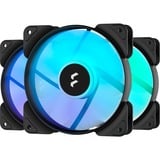 Fractal Design Aspect 12 RGB PWM Carcasa del ordenador Ventilador 12 cm Negro 3 pieza(s) negro/blanco, Ventilador, 12 cm, 2000 RPM, 33,2 dB, 56 cfm, 95,1 m³/h