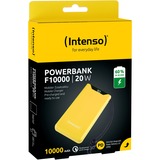 Intenso F10000 Yellow, 7332039, Banco de potencia amarillo