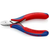 KNIPEX 77 02 115, Alicates de corte rojo/Azul