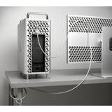 Kensington Kit de bloqueo para Mac Pro® y Pro Display XDR®, Seguridad plateado, 2,44 m, Kensington, Llave, Acero al carbón, Plata