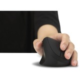 Kensington Ratón inalámbrico ergonómico para zurdos Pro Fit® negro, Izquierda, 1600 DPI, Negro
