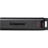 Kingston DataTraveler Max unidad flash USB 256 GB USB Tipo C 3.2 Gen 2 (3.1 Gen 2) Negro, Lápiz USB negro, 256 GB, USB Tipo C, 3.2 Gen 2 (3.1 Gen 2), 1000 MB/s, Deslizar, Negro