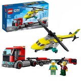 LEGO City 60343 Transporte del Helicóptero de Rescate, Juguete de Construcción, Juegos de construcción Juguete de Construcción, Juego de construcción, 5 año(s), Plástico, 215 pieza(s), 530 g