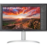 LG 27UP85NP-W, Monitor LED plateado