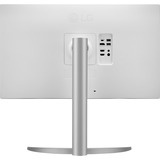 LG 27UP85NP-W, Monitor LED plateado