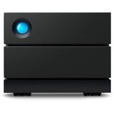 LaCie 2big RAID 8TB unidad de disco multiple Escritorio Negro, Unidad de disco duro negro, 8 TB, Unidad de disco duro, 3.5", 2,8 kg, Escritorio, Negro