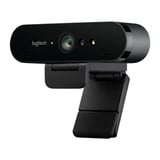 Logitech BRIO ULTRA HD PRO BUSINESS WEBCAM negro, 13 MP, 4096 x 2160 Pixeles, Full HD, 90 pps, 1280x720@30fps, 1280x720@60fps, 1920x1080@30fps, 1920x1080@60fps, 720p, 1080p, 2160p
