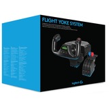 Logitech Flight Yoke System Negro USB 2.0 Simulador de Vuelo Analógico/Digital PC Simulador de Vuelo, PC, Analógico/Digital, Alámbrico, USB 2.0, Negro