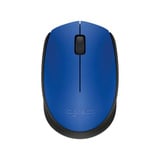 Logitech M171 Ratones, Ratón azul, Ambidextro, Óptico, RF inalámbrico, 1000 DPI, Negro, Azul