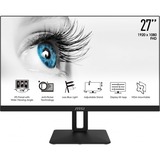 MSI Pro MP271PDE 68,6 cm (27") 1920 x 1080 Pixeles Full HD LED Negro, Monitor LED negro, 68,6 cm (27"), 1920 x 1080 Pixeles, Full HD, LED, 5 ms, Negro