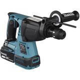 Makita Martillo combinado inalámbrico DHR243JWX2, 18 Voltios, Martillo perforador azul/Negro