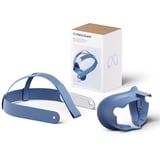 Meta Almohadilla y correa para auriculares Quest 3 (Elemental Blue), Conjunto azul