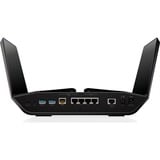 Netgear Nighthawk RAXE500 router inalámbrico Gigabit Ethernet Tribanda (2.4 GHz / 5 GHz / 6 GHz) Negro negro, Wi-Fi 6 (802.11ax), Tribanda (2.4 GHz / 5 GHz / 6 GHz), Ethernet, Negro, Router de sobremesa