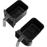 Ninja Foodi Freidora de aire caliente de doble zona AF300EU negro