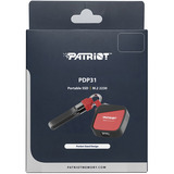 Patriot PDP31 Portable SSD 500 GB, Unidad de estado sólido negro/Rojo