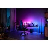 Philips Hue Hue Play Gradient Lightstrip para PC, Tira de LED negro/blanco, Philips Hue Play Gradient Lightstrip para PC, Tira de luz inteligente, Bluetooth/Zigbee, Negro, Silicona, Variable, 2200 K