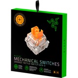 Razer Orange Switch-Set, Interruptor de botón naranja/Transparente