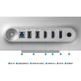 Samsung G80SD pantalla para PC 81,3 cm (32") 3840 x 2160 Pixeles 4K Ultra HD OLED Plata, Monitor de gaming plateado, 81,3 cm (32"), 3840 x 2160 Pixeles, 4K Ultra HD, OLED, 0,03 ms, Plata