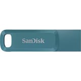 SanDisk Ultra Dual Drive Go 64 GB, Lápiz USB azul verdoso