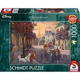 Schmidt Spiele Disney The Aristocats Puzle de figuras 1000 pieza(s) Animales, Puzzle 1000 pieza(s), Animales