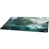 Sharkoon SKILLER SGP40 D6, Almohadilla de ratón para juegos azul verdoso/Multi color