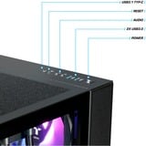 Thermaltake FTW RTX 5080 Black, Gaming-PC negro/Transparente