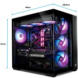 Thermaltake PC-000081-DE, Gaming-PC negro/Transparente