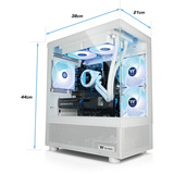 Thermaltake PC-000110-DE, Gaming-PC blanco/Transparente